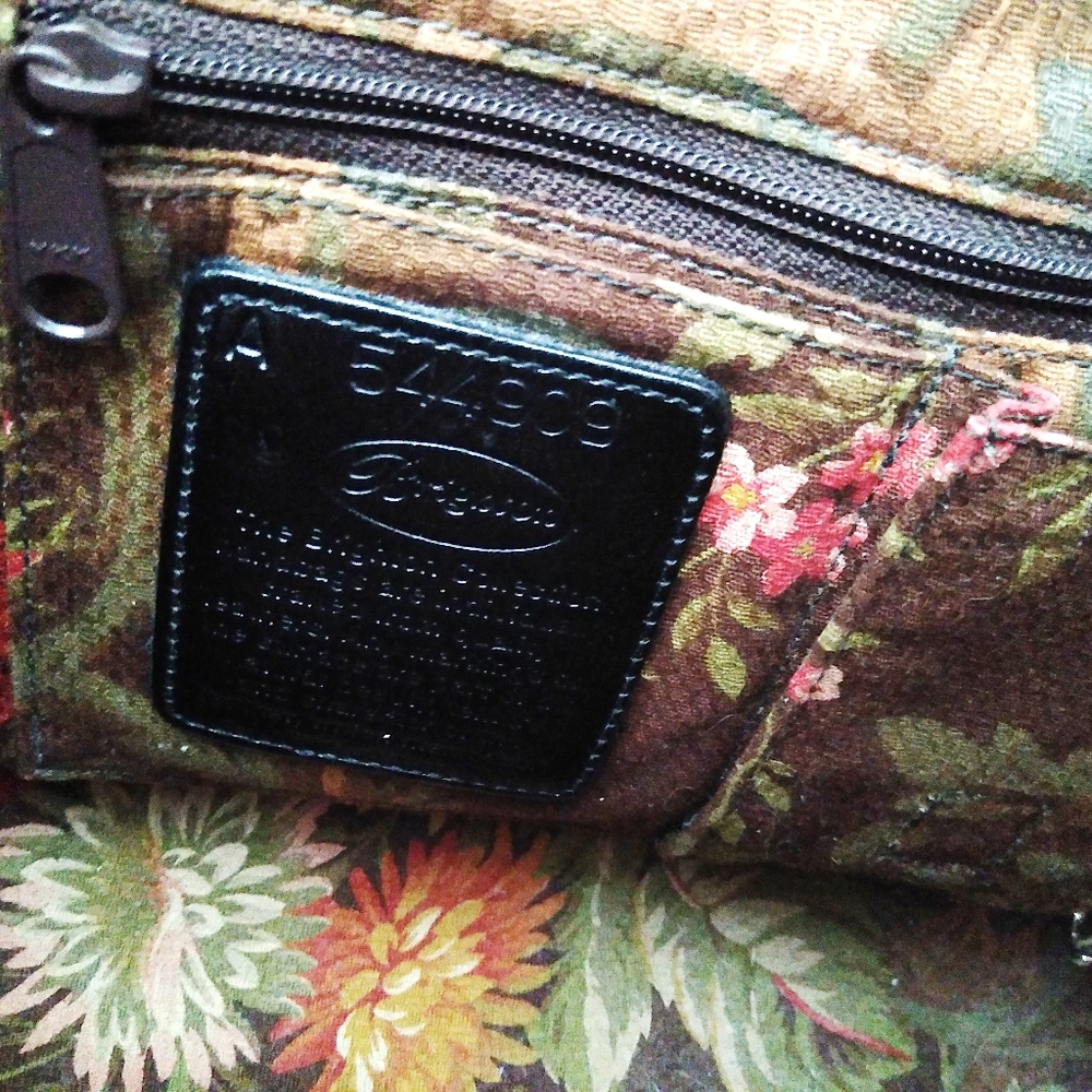 Vintage Brighton Leather Shoulder Bag Black Brown - Picture 8 of 12